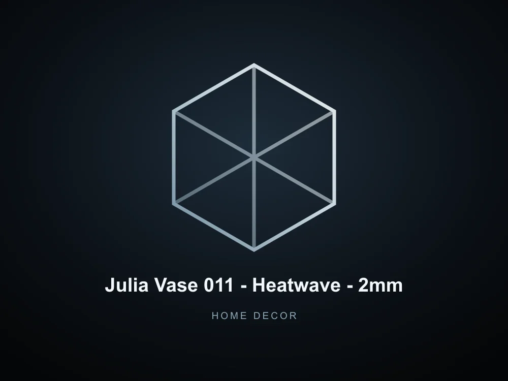 Julia Vase 011 - Heatwave - 2mm
