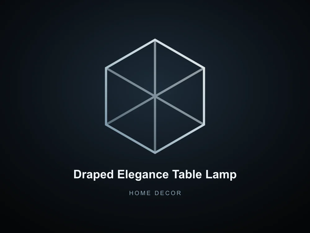 Draped Elegance Table Lamp