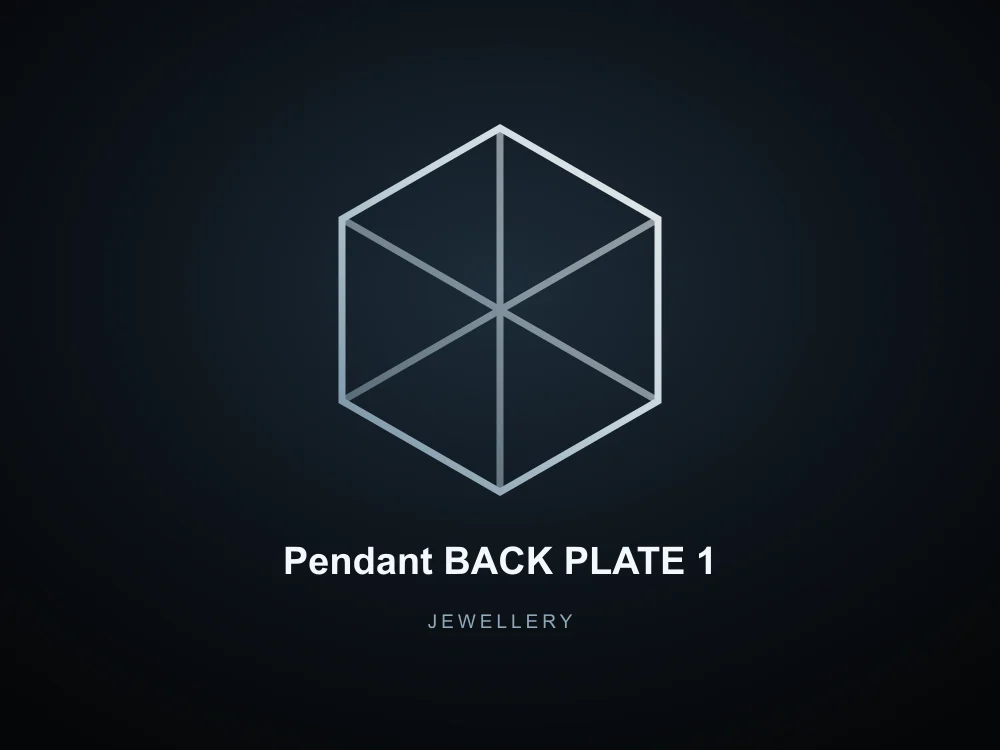 Pendant BACK PLATE 1