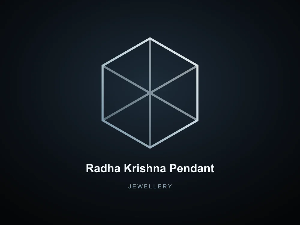Radha Krishna Pendant