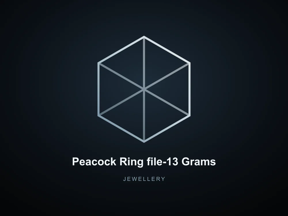 Peacock Ring file-13 Grams