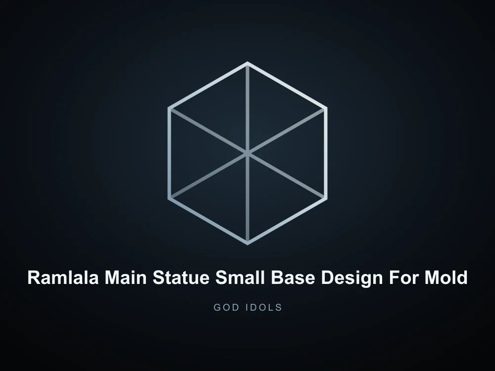 Ramlala Main Statue Small Base Design For Mold (1)
